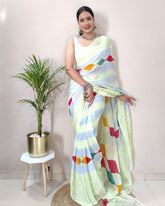 Premium Georgette 1 Minute Ready to wear sarees